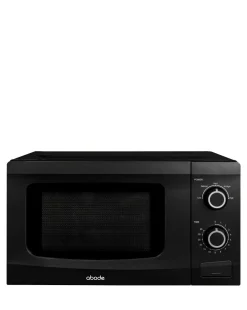 Abode AMM2001B 20L Black Manual Microwave