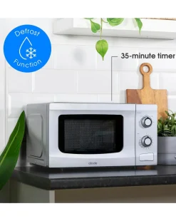 Abode AMM2001S 20L Silver Manual Microwave