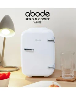 Abode Retro A4CLR201W Mini Cooler and Warmer - White