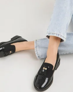 Amy Tassle Trim Loafers Wide E Fit