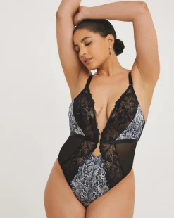 Ann Summers Rapturous Plunge Body Black