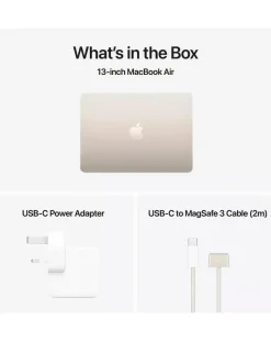Apple MacBook Air (M4, 2025) 13in 10-Core CPU 8-Core GPU 16GB 256GB - Starlight
