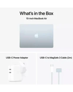 Apple MacBook Air (M4, 2025) 15in 10-Core CPU 10-Core GPU 16GB 256GB - Sky Blue