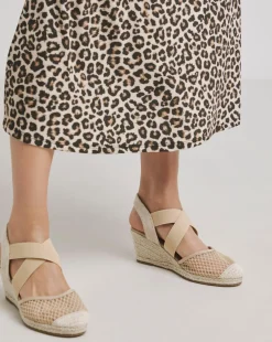 Appleton Wedged Closed Toe Espadrilles Extra Wide EEE Fit