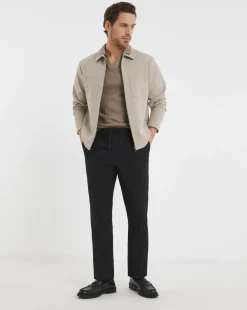 Black Elasticated Jogger Trouser