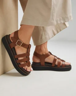 Blanca Leather Fisherman Sandal Wide E Fit
