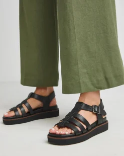 Blanca Leather Fisherman Sandal Extra Wide EEE Fit