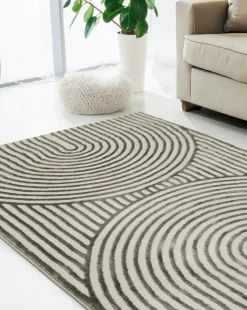 Brio Curved Textured Rug