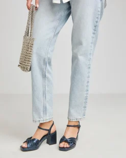 Cerise Twist Upper Platform Sandal Extra Wide EEE Fit