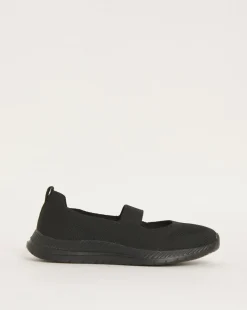 Cushion Walk Fly Knit Elasticated Bar Trainers E Fit