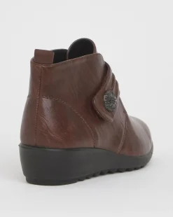 Cushion Walk Touch & Close Ankle Boot Extra Wide EEE Fit