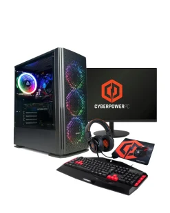 CyberPowerPC Blaze Intel Core i5-12400F, 16GB RAM, 1TB NVMe SSD Gaming Bundle