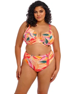 Elomi Sancho Beach Mid Rise Bikini Brief Mango