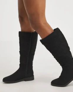 Evren Ruched Boot Standard D Fit Standard Calf