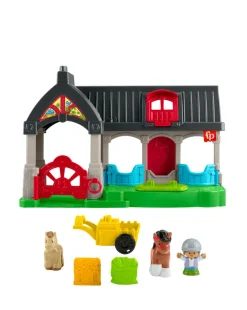 Fisher-Price Little People Friendly Horses Stable Playset