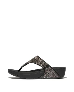 Fit Flop Lulu Glitter Toe-Post Sandals Standard Fit