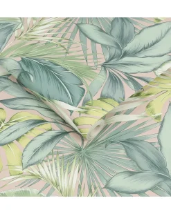 Fresco Tropicana Green Wallpaper