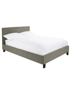 Hayden Velvet Bed Frame with 3 Layer Memory Foam Hybrid Mattress