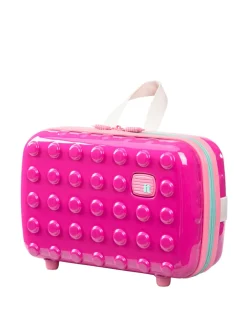 IT Luggage Bobble Bloc Kids 2pc Suitcase Set - Raspberry Rose