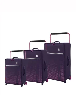 IT Luggage 'World's Lightest' Vitalize 3pc Suitcase Set - Gothic Grape