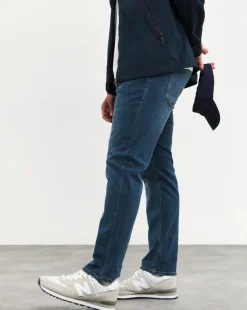 Jack & Jones Slim Tapered Fit Glenn Jeans in Mid Wash