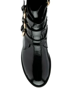 Lotus Valencia Patent Buckle Ankle Boot Standard Fit
