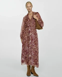 Mango Lin Printed Dress