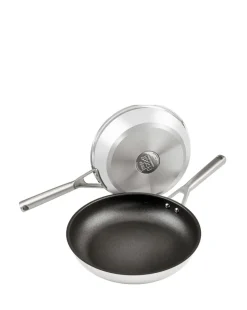 Ninja Foodi Zerostick Stainless Steel 20/26cm Frying Pans