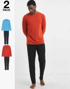 2 Pk Long Sleeve Pyjama Set