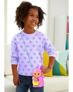 Polly Pocket Large Wearable Momma Monkey & Baby Playset
