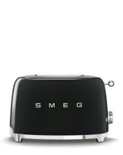 Smeg TSF01 2 Slice Black Toaster